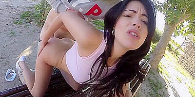 Big Ass Bouncing On The Cock In Public With Ava Dalush