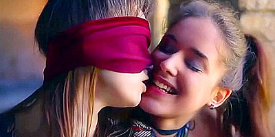 Straight Babe Is Blindfolded By Lesbian Before She Orgasms With Emily J