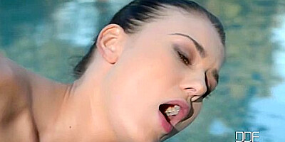 Poolside Lesbian Lovers - Two Toys For Their Twats With Lucy Li And Vanessa Staylon