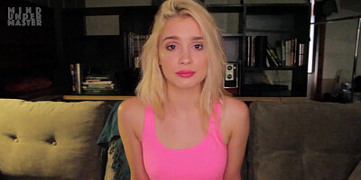 Schoolgirl removing her clothes