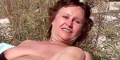 Trista In Hairy Mature Slut Fucked In The Open Air