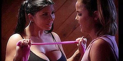 Lesbian Workout Stories: Going Hard With Romi Rain And Dillion Harper