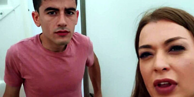 Voyeur becomes participant in sex events with Misha Maver
