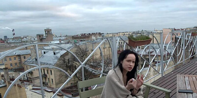 Harsh fucking waits for brunette stepsis Juicy Leyla for smoking