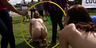 A bunch of submissive whores are getting used on the farm