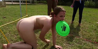 A bunch of submissive whores are getting used on the farm