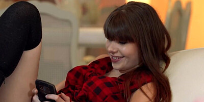 Bratty minx dragged into hard sex with angry butler