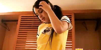 Exquisite baby girl at blowjob video