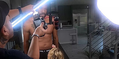 Big Booty MILF Fucks BBC Behind The Scenes