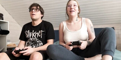 Funny Nerdy at homemade sex