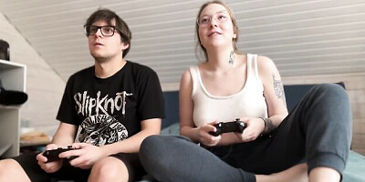 Funny Nerdy at homemade sex