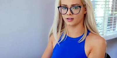 Elsa Jean says to Stepbro, I'll show you one nipple..