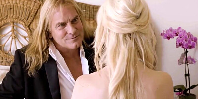 DADDY4K. Cunning man seduces his 's cute bride before the wedding ceremony