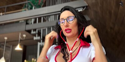 Call nurse gets cum on face