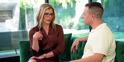 Hot blonde Cory Chase wants her married neighbor's cock