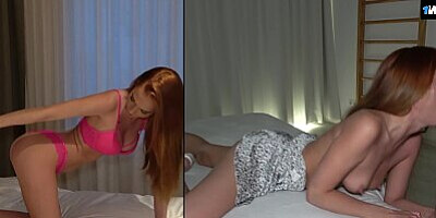 FROM TIKTOK TO CUM SLUT - Redhead Influencer Loves It ROUGH - Holly Molly