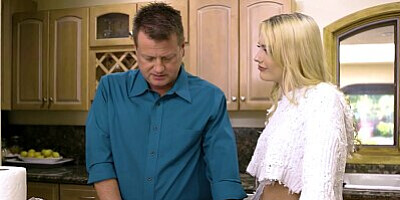 NURU MASSAGE - Cute Teen Kenna James Has A Naughty Plan While Massaging Her Stepdad