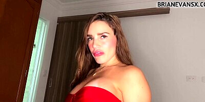 Tata Herrera sucks and rides my cock in POV until she squirts - Brian Evansx