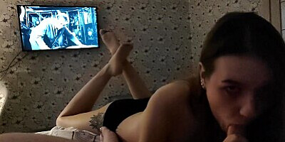 POV she sucks your cock sweetly during the film - Sunako_Kirishiki