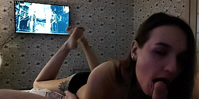 POV she sucks your cock sweetly during the film - Sunako_Kirishiki