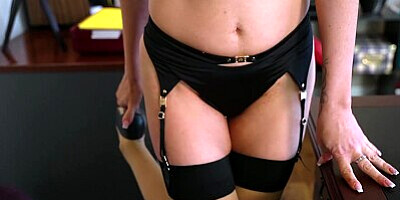 Sexy boss Linzee Ryder wants you to take a break to take care of her wet and waiting pussy