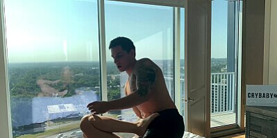 Hot Couple Passionate Fuck With Stunning City Views