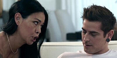 ADULT TIME - Frustrated Horny Stepmom Dana Vespoli Uses PUSSY LICKING To Discipline Lazy Stepson!