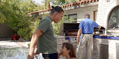 Dirty cougar is ass-fucked by a neighbor behind husband's back