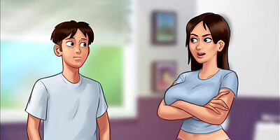 Summertime Saga en Español-Historia Principal-Parte 17- NOS ADENTRAMOS AL MUNDO WEBCAM CON JENNY!!