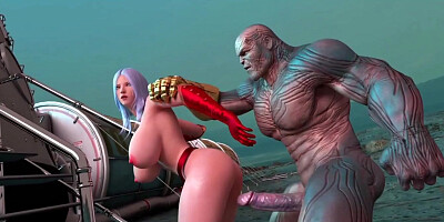 3D Hentai - Thanos Has Horny Sex With The Captain