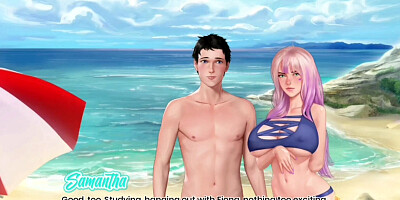 Prince Of Suburbia #44: Cream application ends in hot sex on the beach - By EroticGamesNC