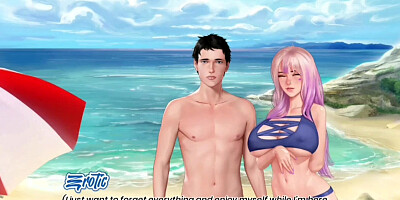 Prince Of Suburbia #44: Cream application ends in hot sex on the beach - By EroticGamesNC