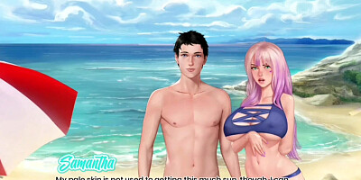 Prince Of Suburbia #44: Cream application ends in hot sex on the beach - By EroticGamesNC