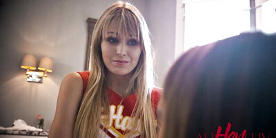 Thrilled Kristen Scott and Scarlett Sage's petite xxx