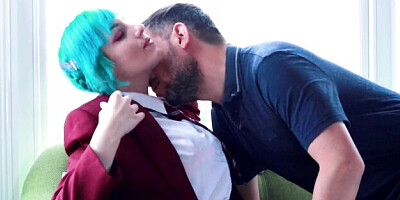 Bidie-in's female orgasm action by British Teens