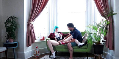 Bidie-in's female orgasm action by British Teens