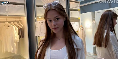 Walk Through Bedroom Store With Step Sister Ends In Public Sex