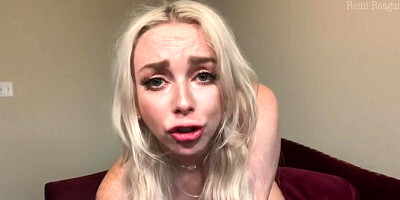 Adorable Freckled Blonde Dirty Talking JOI Homewreaking Anal & Cum Begging - Remi Reagan