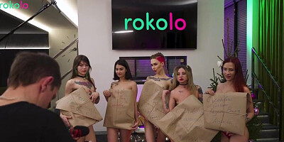 GIRLS' CHRISTMAS PARTY ORGYx6 ROKOLO _ NIGONIKA BEST PORN 2024