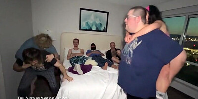 Pajama Party Turns into Cum Kisses & Creampies - Vanessa Cliff