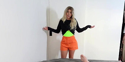 Stepdad Titty Fucked me and My Tight Pussy Because I dressed like a Slut