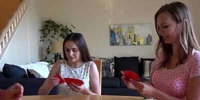 3Some sex action follows a card game of spoons