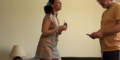 Dominated girl tied up and ballgagged (Liz Rainbow)