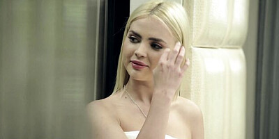 Gentle Lika Star's small tits smut