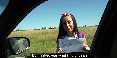 Sex for cash for a horny babe who loves public screwing