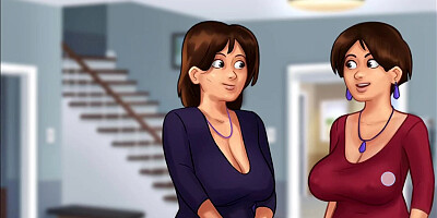 All Sex Scenes With Diane - Landlord Lady Big tits - Animated Porn Game Compilation