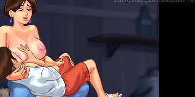 All Sex Scenes With Diane - Landlord Lady Big tits - Animated Porn Game Compilation