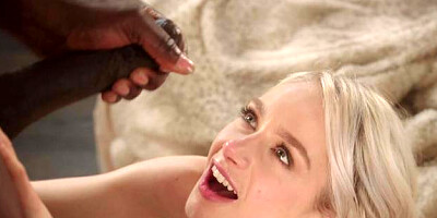 BLACKED - Scarlett Hampton with Jax Slayher oil handjob