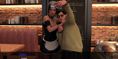 Kate - Do you think Kate love working in a slutty waiter outfit