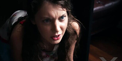 Tyler and Kristen's thigh highs action